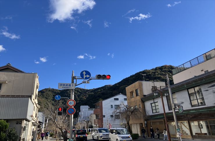 伊奈波通　参道　渋滞